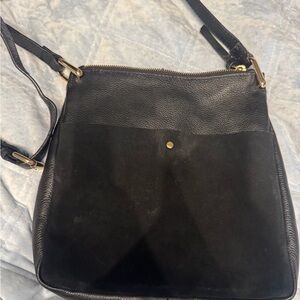 7 For All Mankind Black Crossbody Bag